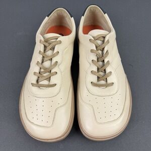 Origo Retro Sneaker 9 Mens Tan Natural Leather Barefoot Minimalist Shoes New